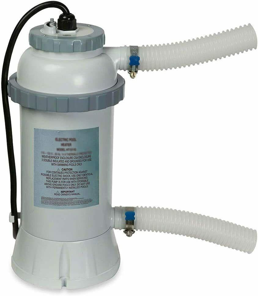 Intex 28684 Electric Pool Heater, 3000W, for Above Ground Pools up to 179 7/8in, Auto Shut-off