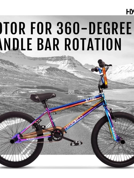 Hyper Bicycles 20′′ Jet Fuel BMX Bike for kids, Recommended Ages 8 to 13 Years Old