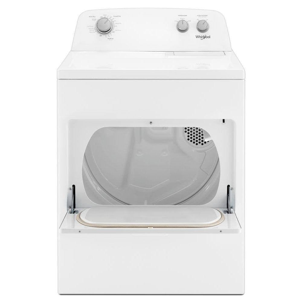 Whirlpool 7.0 cu. ft. electric clothes dryer, AutoDry™ system, Wrinkle Shield™, white (2025 model year)