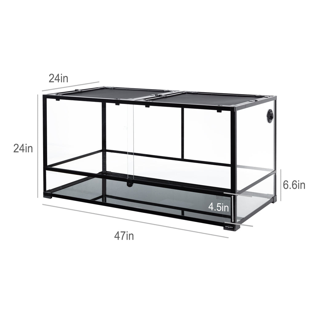 REPTIZOO 120-Gallon Extra Large Reptile Terrarium