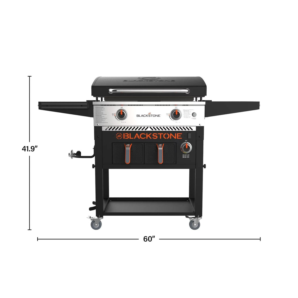💥Clearance Sale🔥 Blackstone 2-burner griddle (71 cm) with electric air fryer and extractor hood