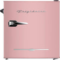 Frigidaire EFR176 Retro Compact Fridge with Chiller Mini Refrigerator with Built-in Bottle Opener for Office, Bedroom, Dorm Room or Cabin, 1.6 cu ft 16" D x 18" W x 18.5" H, Moonlight